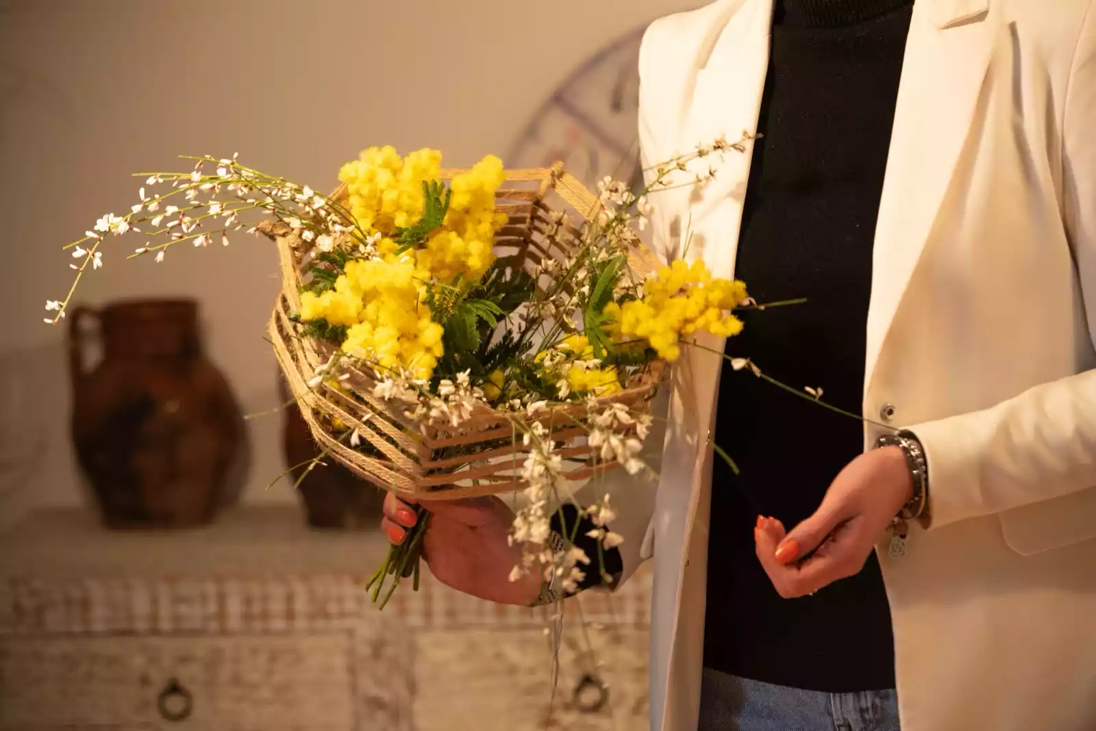 Composizione floreale artigianale GR Floral